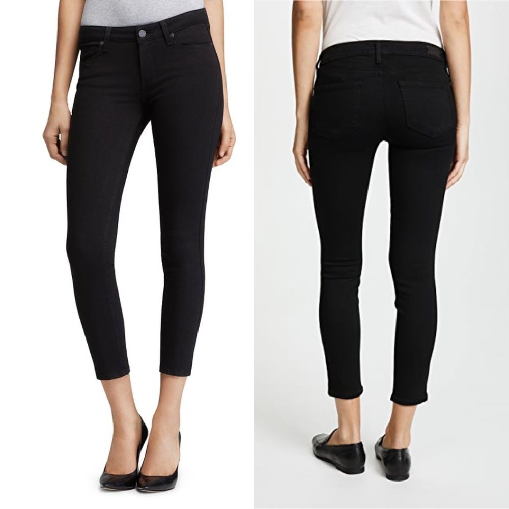Paige Verdugo Cropped Skinny Jeansโ Minimalist Crop Grunge Biker Punk